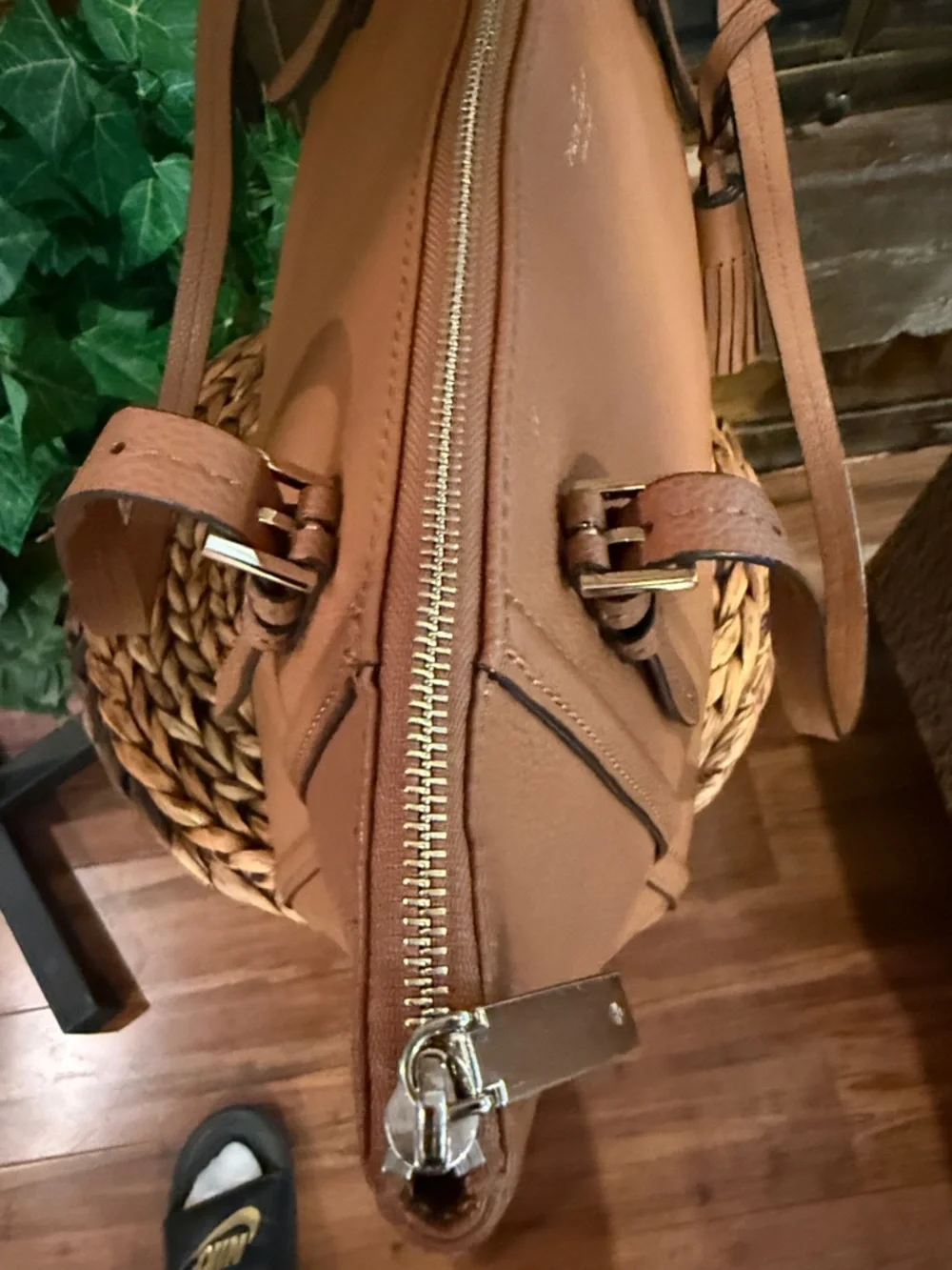 kate spade Leather Tote in Saddle Tan with Tassels - Picture 13 of 16